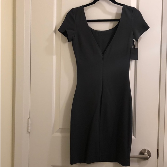 ARITZIA TALULA ZIP MINI DRESS GREY (NWT) - Picture 6 of 7